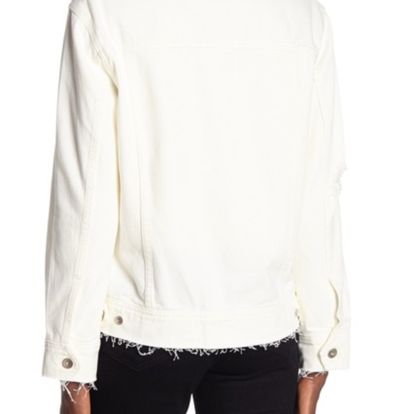 NWT RAG & BONE RAW EDGE DENIM JACKET - Picture 2 of 2
